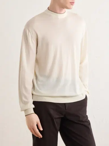 Kiton Merino Wool Sweater - Men | Thumbnail 3 Kiton Merino Wool Sweater - Men | Thumbnail 3