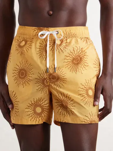Onia Charles Straight-Leg Mid-Length Printed Swim Shorts - Men | Thumbnail 2 Onia Charles Straight-Leg Mid-Length Printed Swim Shorts - Men | Thumbnail 2