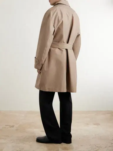 AMI PARIS Belted Woven Trench Coat - Men | Thumbnail 4 AMI PARIS Belted Woven Trench Coat - Men | Thumbnail 4