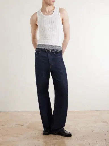 Aimé Leon Dore Pointelle-Knit Cotton and Linen-Blend Tank Top - Men | Thumbnail 2 Aimé Leon Dore Pointelle-Knit Cotton and Linen-Blend Tank Top - Men | Thumbnail 2