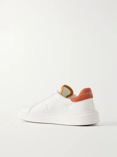 J.M. Weston On Time Suede-Trimmed Leather Sneakers - Men | Thumbnail 4 J.M. Weston On Time Suede-Trimmed Leather Sneakers - Men | Thumbnail 4