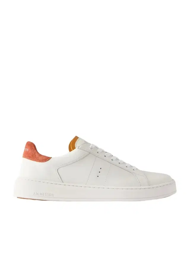 J.M. Weston On Time Suede-Trimmed Leather Sneakers - Men