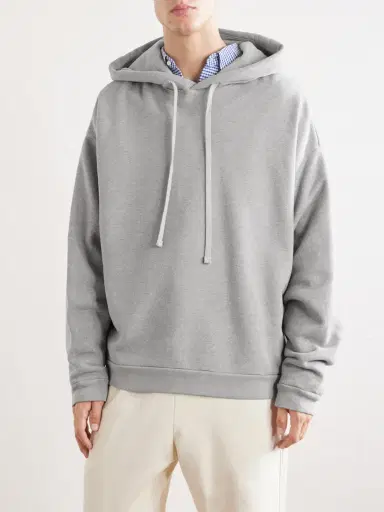 AGOLDE Salford Cotton-Blend Jersey Hoodie - Men | Thumbnail 3