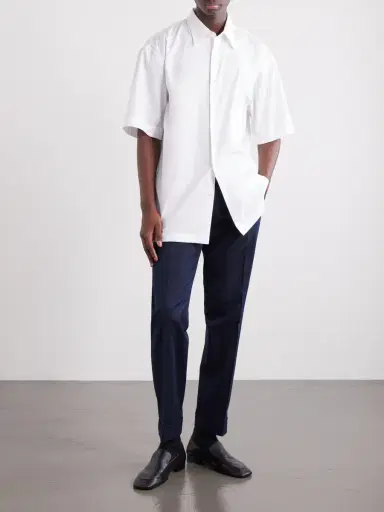 Dries Van Noten Philip Straight-Leg Cotton and Wool-Blend Twill Trousers - Men | Thumbnail 2