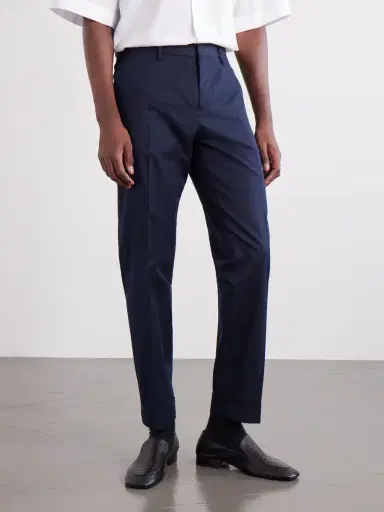 Dries Van Noten Philip Straight-Leg Cotton and Wool-Blend Twill Trousers - Men | Thumbnail 3