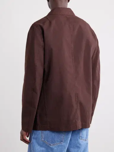 Dries Van Noten Braxton Garment-Dyed Cotton Jacket - Men | Thumbnail 4
