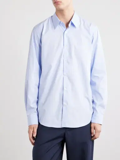 Dries Van Noten Curles Cotton-Poplin Shirt - Men | Thumbnail 3