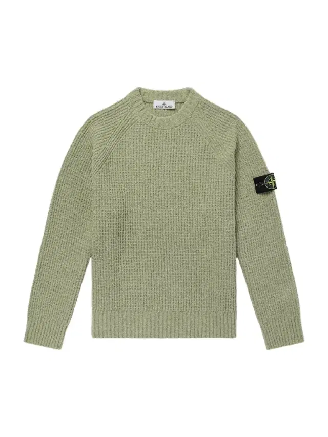 Logo-Appliquéd Ribbed Cotton-Bouclé Sweater - Men