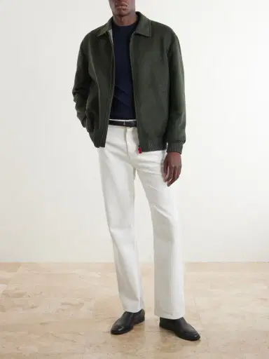 Kiton Brushed Wool and Cashmere-Blend Blouson Jacket - Men | Thumbnail 2 Kiton Brushed Wool and Cashmere-Blend Blouson Jacket - Men | Thumbnail 2