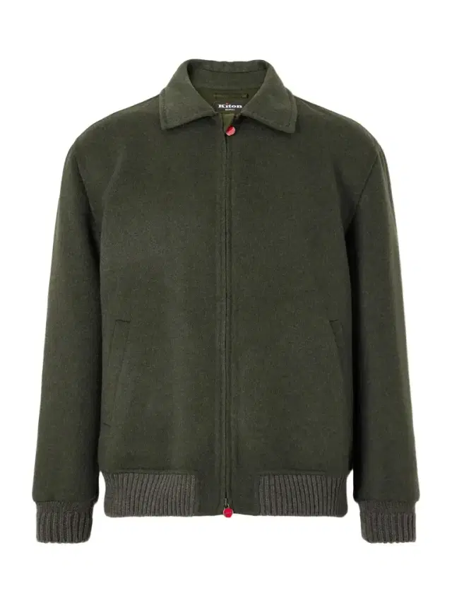 Kiton Brushed Wool and Cashmere-Blend Blouson Jacket - Men