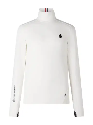 Moncler Grenoble Slim-Fit Logo-Appliquéd Polartec® Power Grid™ Base Layer - Men | Thumbnail 1 Moncler Grenoble Slim-Fit Logo-Appliquéd Polartec® Power Grid™ Base Layer - Men | Thumbnail 1