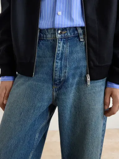 rag & bone RB Baggy Wide-Leg Jeans - Men | Thumbnail 5
