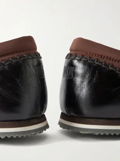 Wales Bonner Paris Trainer Leather-trimmed Shell Sneakers - Men | Thumbnail 5
