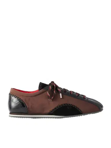 Wales Bonner Paris Trainer Leather-trimmed Shell Sneakers - Men | Thumbnail 1