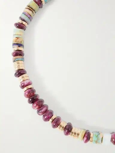 Peyote Bird Cadiz 14-Karat Gold, Opal and Oyster Shell Beaded Bracelet - Men | Thumbnail 4 Peyote Bird Cadiz 14-Karat Gold, Opal and Oyster Shell Beaded Bracelet - Men | Thumbnail 4