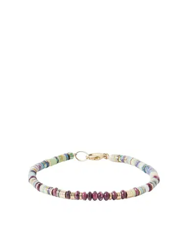 Peyote Bird Cadiz 14-Karat Gold, Opal and Oyster Shell Beaded Bracelet - Men | Thumbnail 1 Peyote Bird Cadiz 14-Karat Gold, Opal and Oyster Shell Beaded Bracelet - Men | Thumbnail 1