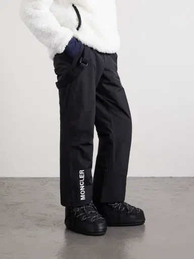 Moncler Grenoble Moon Boot Icon Low Gaiter Padded Shell and Leather Snow Boots - Men | Thumbnail 2