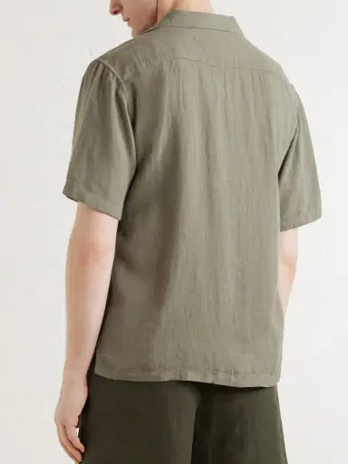 Aimé Leon Dore Embroidered Linen-Blend Shirt - Men | Thumbnail 3