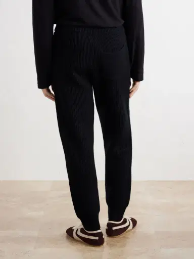 Dries Van Noten Meru Tapered Ribbed Wool Sweatpants - Men | Thumbnail 4