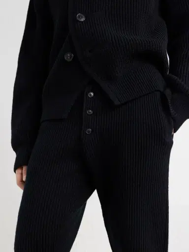 Dries Van Noten Meru Tapered Ribbed Wool Sweatpants - Men | Thumbnail 5