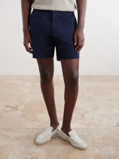 Onia Straight-Leg Cotton-Blend Shorts - Men | Thumbnail 3