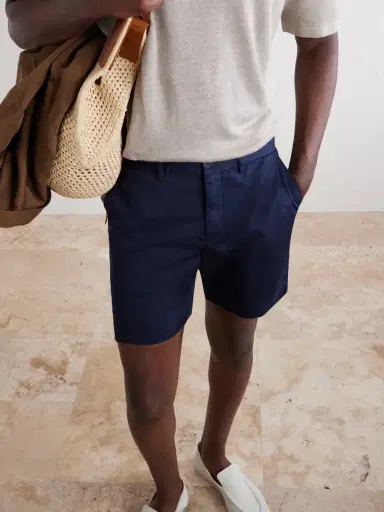 Onia Straight-Leg Cotton-Blend Shorts - Men | Thumbnail 5