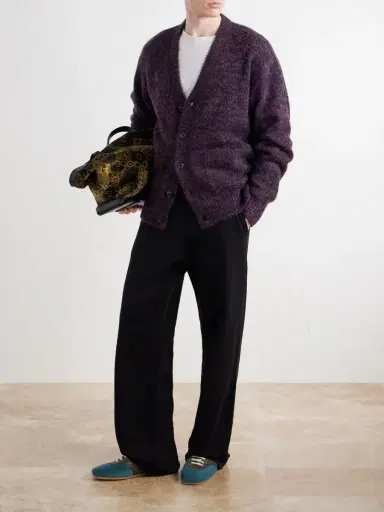 Dries Van Noten Mounia Alpaca-Blend Cardigan - Men | Thumbnail 2