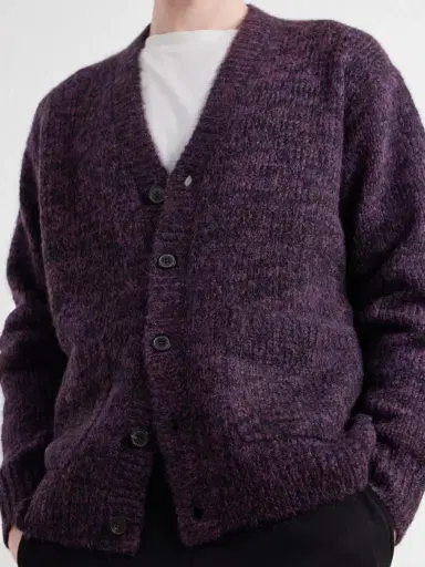 Dries Van Noten Mounia Alpaca-Blend Cardigan - Men | Thumbnail 5