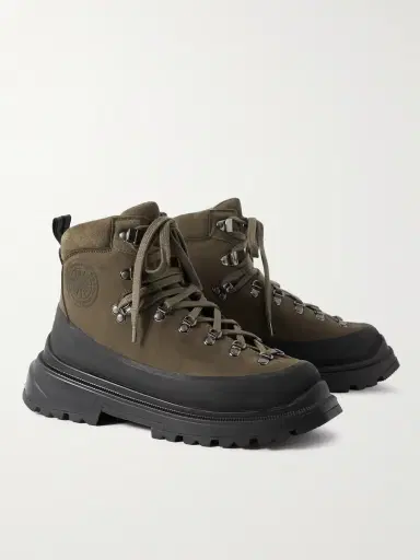 Canada Goose Journey Rubber and Nubuck-Trimmed Suede Hiking Boots - Men | Thumbnail 4