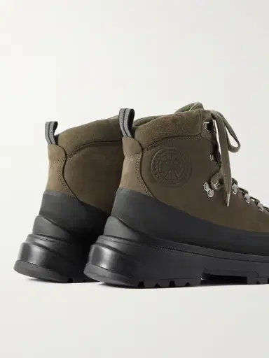 Canada Goose Journey Rubber and Nubuck-Trimmed Suede Hiking Boots - Men | Thumbnail 5