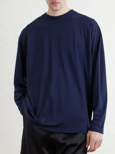 ATON Wool Long-Sleeved T-Shirt - Men | Thumbnail 3