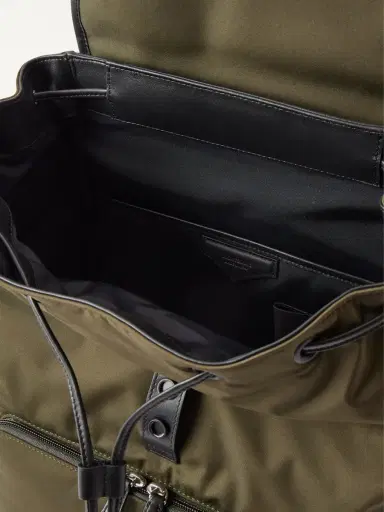 Montblanc Panorama Leather-Trimmed Shell Backpack - Men | Thumbnail 6