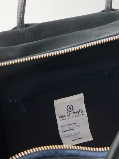 Bleu de Chauffe Sac Voyage Leather-Trimmed Suede Weekend Bag - Men | Thumbnail 5