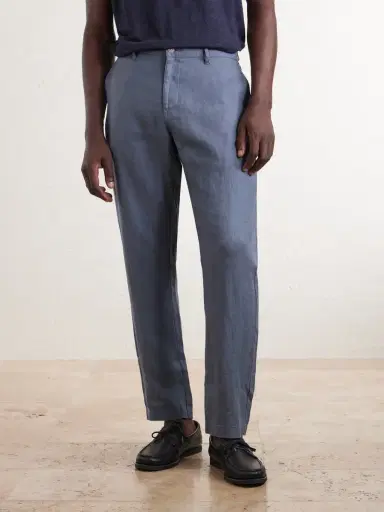Onia Straight-Leg Linen Trousers - Men | Thumbnail 3 Onia Straight-Leg Linen Trousers - Men | Thumbnail 3