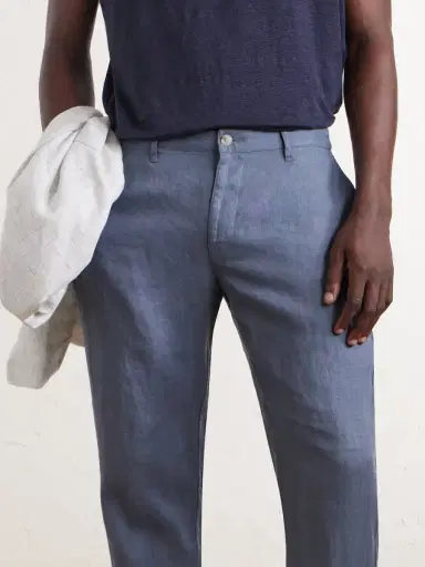 Onia Straight-Leg Linen Trousers - Men | Thumbnail 5 Onia Straight-Leg Linen Trousers - Men | Thumbnail 5