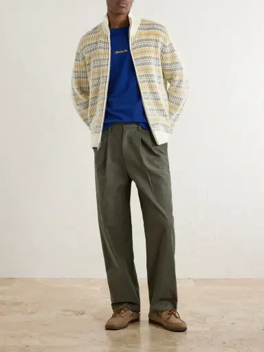 Aimé Leon Dore Cable-Knit Cotton Zip-Up Sweater - Men | Thumbnail 2 Aimé Leon Dore Cable-Knit Cotton Zip-Up Sweater - Men | Thumbnail 2