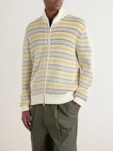 Aimé Leon Dore Cable-Knit Cotton Zip-Up Sweater - Men | Thumbnail 3 Aimé Leon Dore Cable-Knit Cotton Zip-Up Sweater - Men | Thumbnail 3