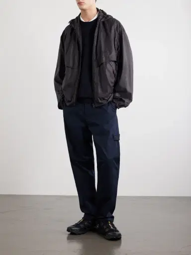 Stone Island STONE ISLAND GHOST Straight-Leg Cotton-Canvas Trousers - Men | Thumbnail 2 Stone Island STONE ISLAND GHOST Straight-Leg Cotton-Canvas Trousers - Men | Thumbnail 2