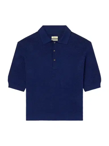 De Bonne Facture Honeycomb-Knit Cotton Polo Shirt - Men | Thumbnail 1 De Bonne Facture Honeycomb-Knit Cotton Polo Shirt - Men | Thumbnail 1