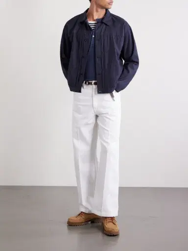 Kaptain Sunshine Cotton and Silk-Blend Denim Jacket - Men | Thumbnail 2 Kaptain Sunshine Cotton and Silk-Blend Denim Jacket - Men | Thumbnail 2