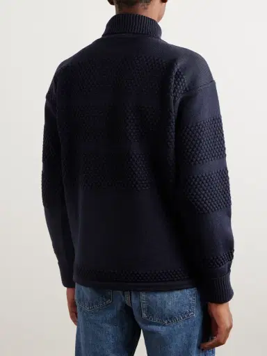 S.N.S. Herning Textured Virgin Wool Rollneck Sweater - Men | Thumbnail 4 S.N.S. Herning Textured Virgin Wool Rollneck Sweater - Men | Thumbnail 4