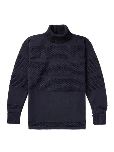 S.N.S. Herning Textured Virgin Wool Rollneck Sweater - Men | Thumbnail 1 S.N.S. Herning Textured Virgin Wool Rollneck Sweater - Men | Thumbnail 1