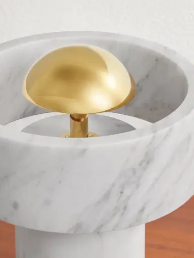 Tom Dixon Stone Portable Marble and Gold-Tone LED Lamp - Men | Thumbnail 3 Tom Dixon Stone Portable Marble and Gold-Tone LED Lamp - Men | Thumbnail 3