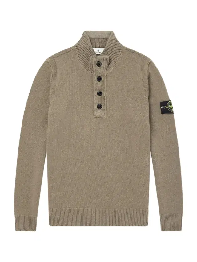 Virgin Wool-Blend Polo Sweater - Men Virgin Wool-Blend Polo Sweater - Men