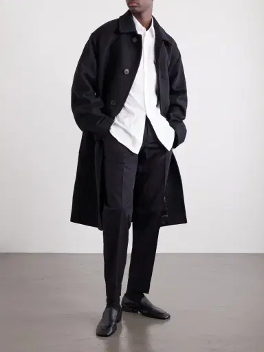 Dries Van Noten Philip Straight-Leg Cotton and Wool-Blend Twill Trousers - Men | Thumbnail 2