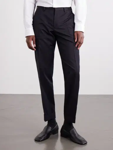 Dries Van Noten Philip Straight-Leg Cotton and Wool-Blend Twill Trousers - Men | Thumbnail 3