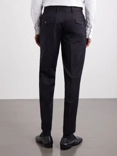 Dries Van Noten Philip Straight-Leg Cotton and Wool-Blend Twill Trousers - Men | Thumbnail 4