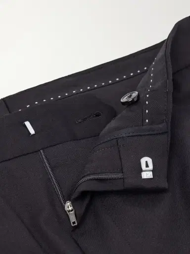 Dries Van Noten Philip Straight-Leg Cotton and Wool-Blend Twill Trousers - Men | Thumbnail 6