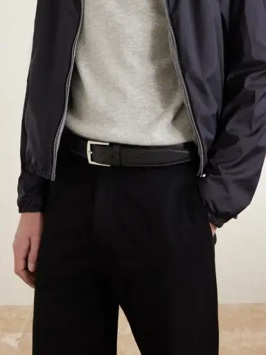 Kiton 3.5cm Leather Belt - Men | Thumbnail 3