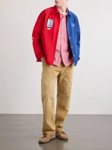 Aimé Leon Dore Striped Cotton-Poplin Shirt - Men | Thumbnail 2 Aimé Leon Dore Striped Cotton-Poplin Shirt - Men | Thumbnail 2